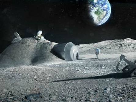 Een 3D geprinte ruimtebasis op de maan?