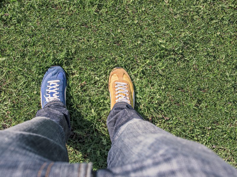 Navigeren via je schoenen