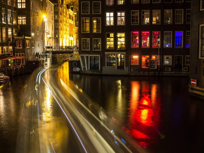 Autonomous boats in Amsterdam