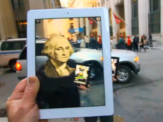 Augmented reality voor de #Occupy beweging