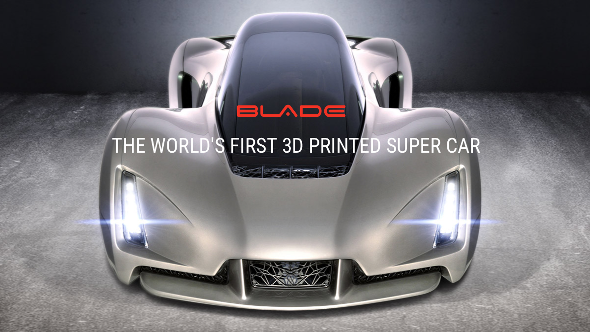 3D-geprinte superauto: Blade