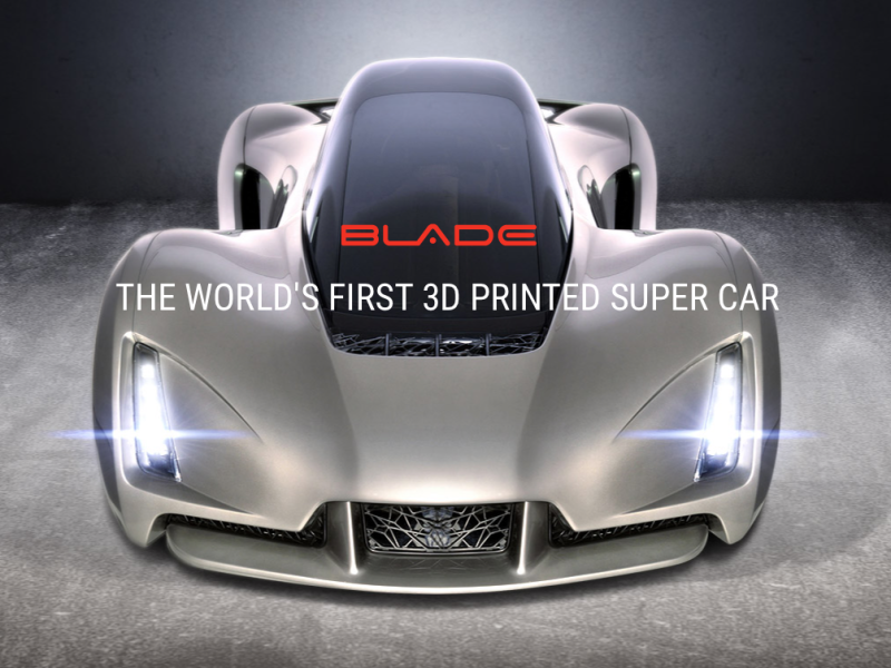 3D-geprinte superauto: Blade