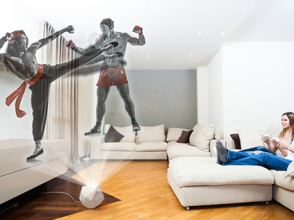 Holografische projecties in je huiskamer