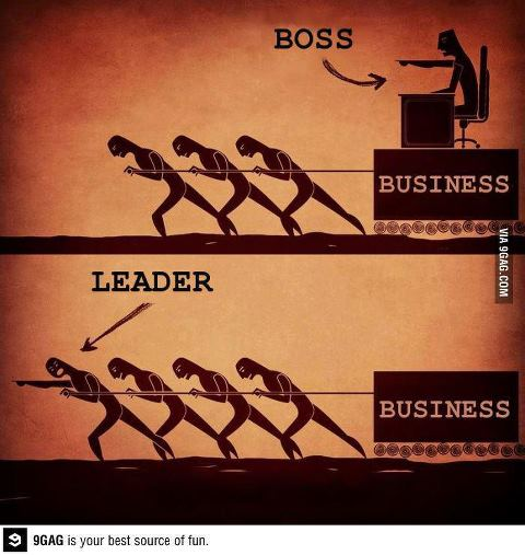 boss vs leader