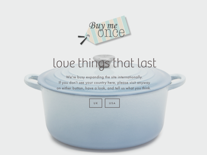 BuyMeOnce, het nieuwe consumeren