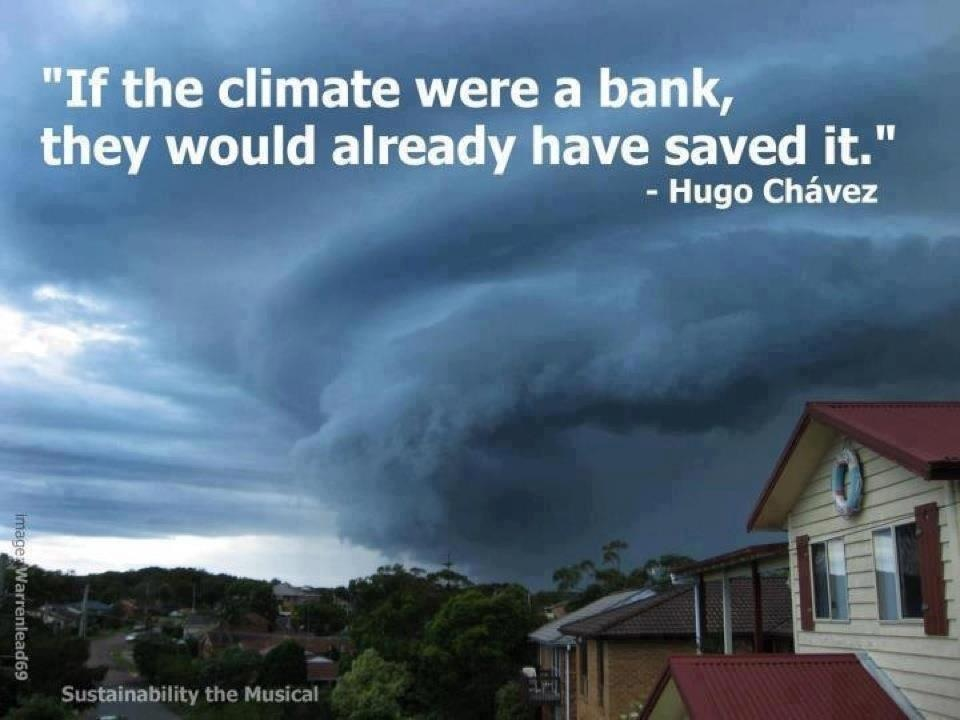 If climate were a bank