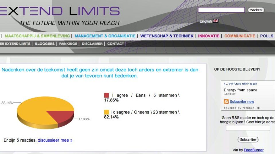 Welkom op de nieuwe versie van Extend Limits