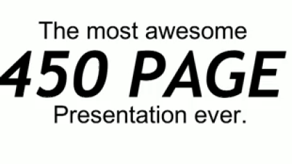 'Most awesome presentation' met Google doc's!