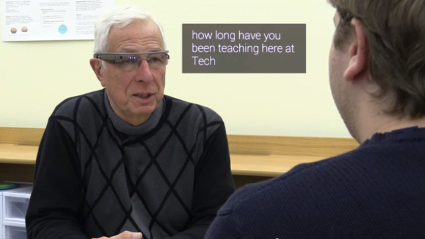 Google Glass voor doven en een bril voor blinden