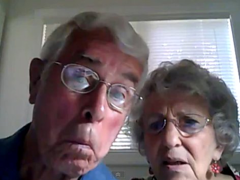 Happy Huffmans: senioren achter de webcam