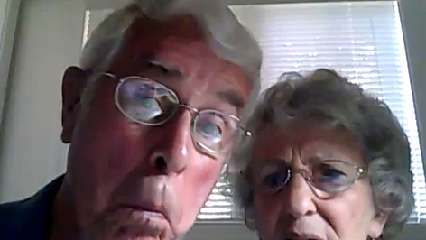 Happy Huffmans: senioren achter de webcam