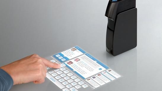 Interactief met het 'holographic laser' project
