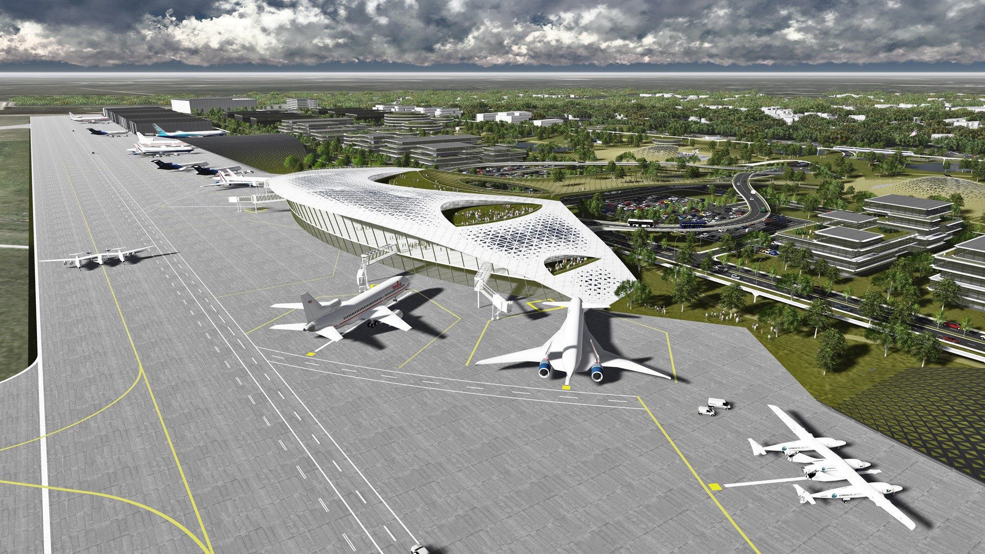 Luchthaven van de toekomst