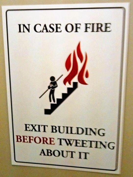 in case of fire