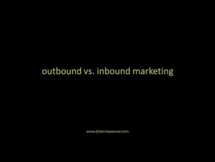 Outbound marketing is dood