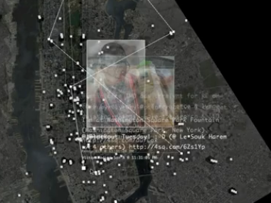 Invisible cities: Twitter 'mapped' in de echte wereld