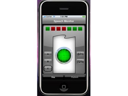 De Iphone tegen stotteren