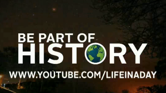 Life in a day: schrijf geschiedenis