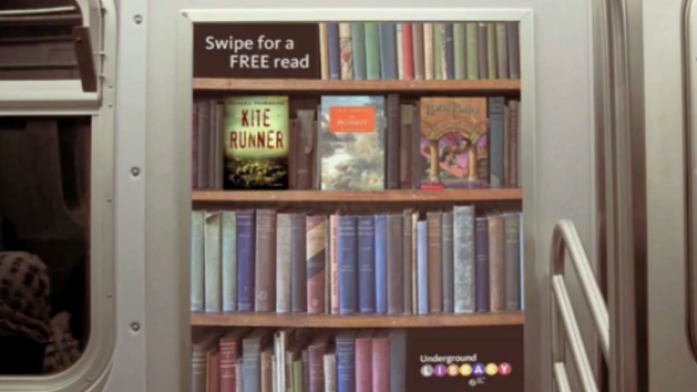 De bibliotheek in de metro