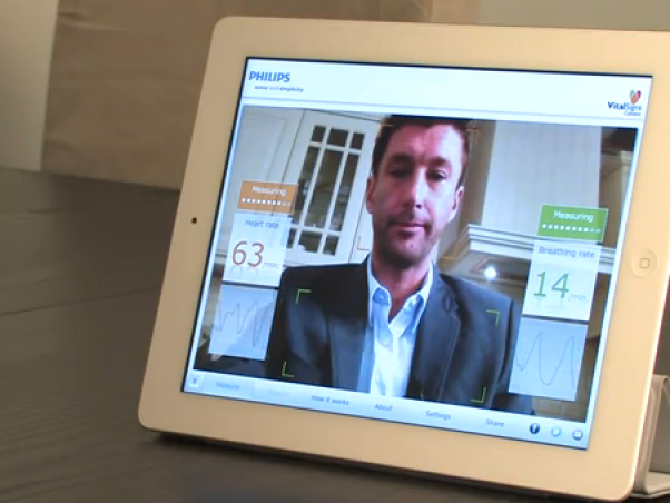 Philips 'vital signs' app voor iPad