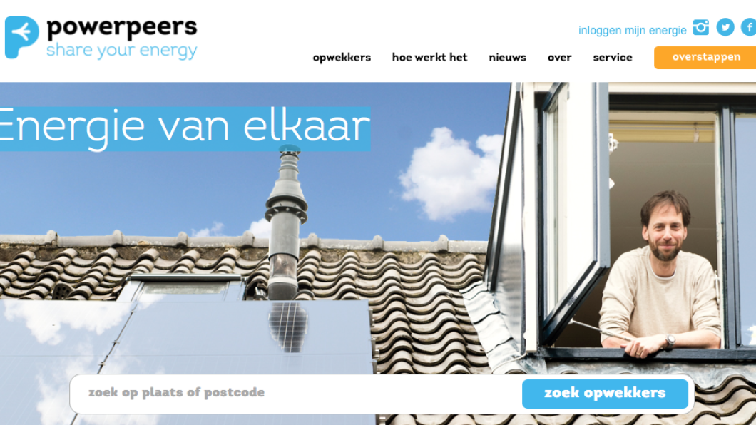 Powerpeers: marktplaats voor delen energie