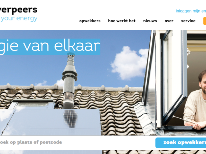 Powerpeers: marktplaats voor delen energie