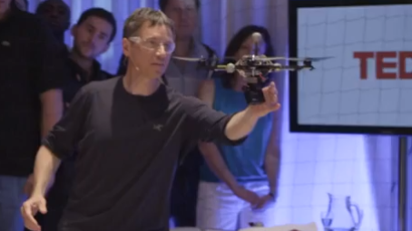 Quadcopters besturen met Kinect