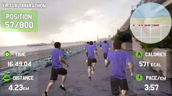 Google Glass app: race yourself