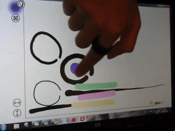 Ringbow, visie op interactie met touchscreens