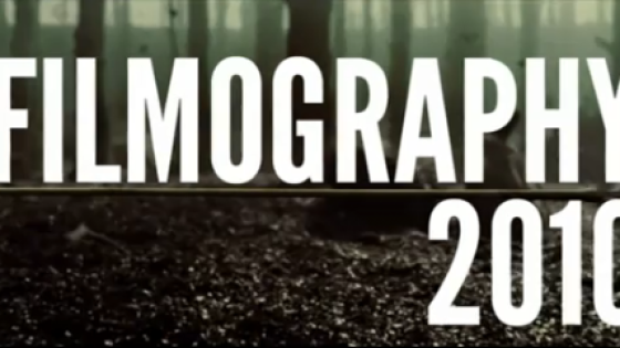 Filmography 2010: filmoverzicht in 6 minuten