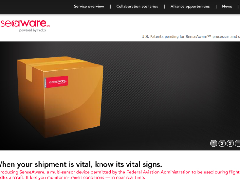 Senseaware: postpakket realtime volgen
