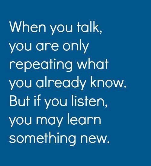 talk and listen
