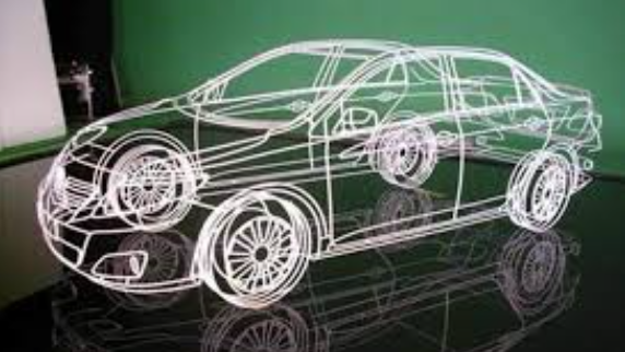 The transparent car