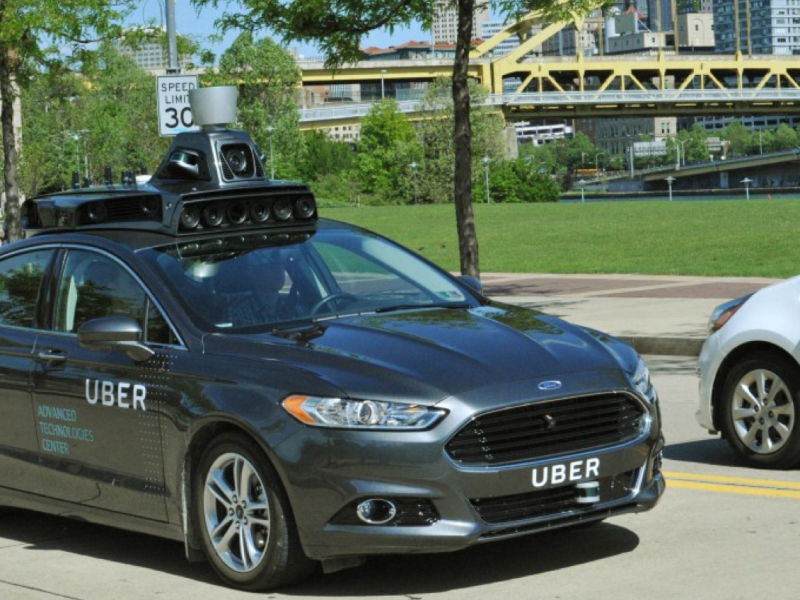 Uber test zelfrijdende auto