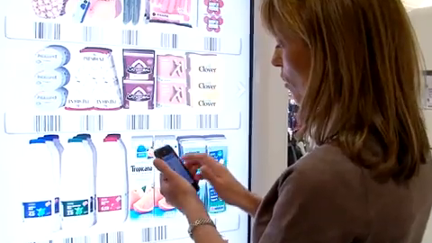 De fysieke virtuele supermarkt