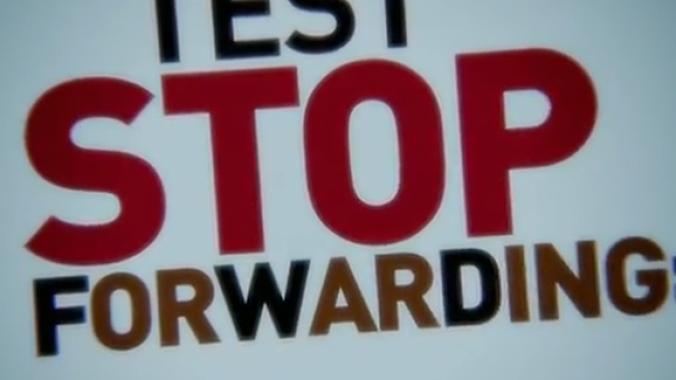 Stop 'forwarding' die troep naar mij